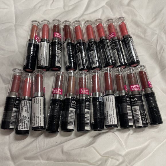 wet n wild Other - Lot Of 20 Wet N Wild MEGA SHIELD Lip Color NOS Pink Currant Birthday Variety